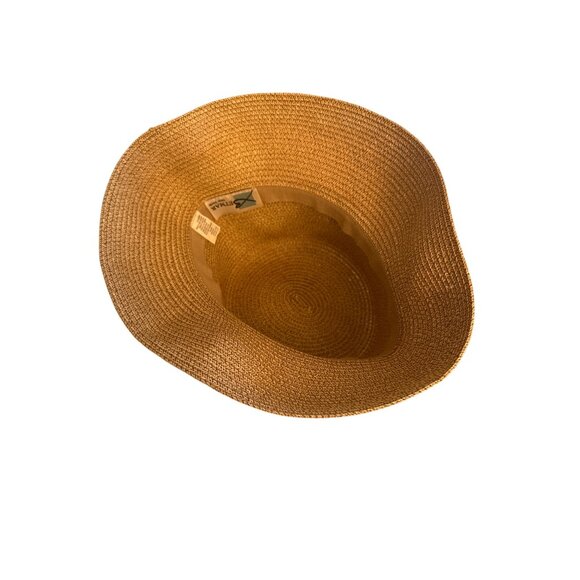 Betmar New York Paper Polyester Woven Sun Hat Stylish Packable Design - Picture 3 of 5